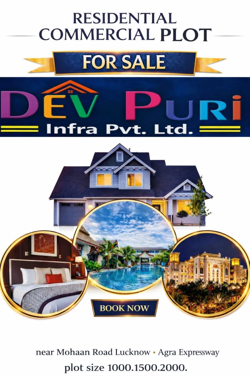 Residential & commercial plots — supplied property poster 5